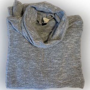 Universal Thread Thin Cowl Neck Sweater with Exposed Hem